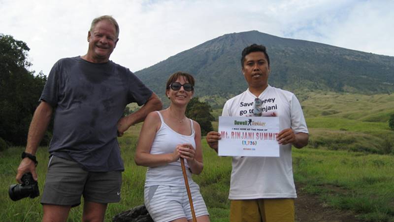hiking rinjani