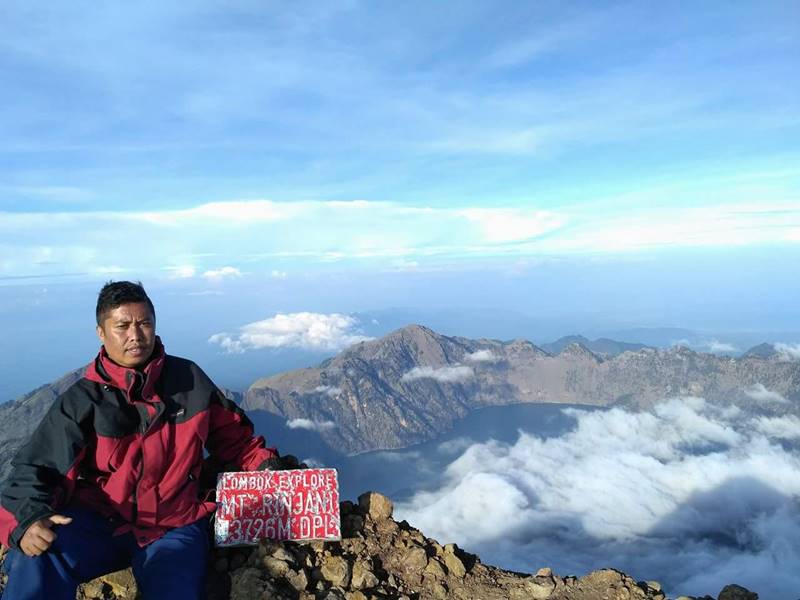 on top